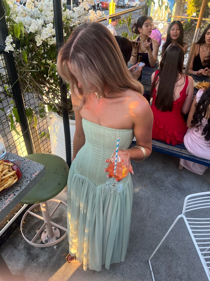 Magic Muse Maxi Dress in Mint- White Fox