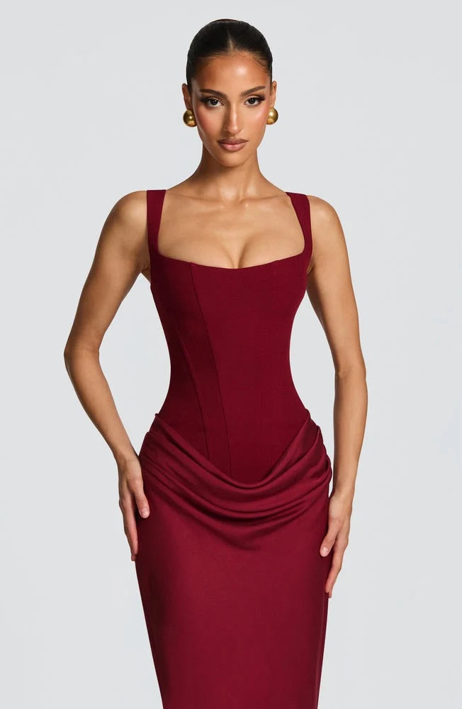 Cornelia Maxi Burgundy l Babyboo