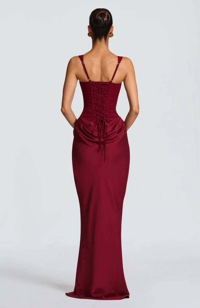 Cornelia Maxi Burgundy l Babyboo