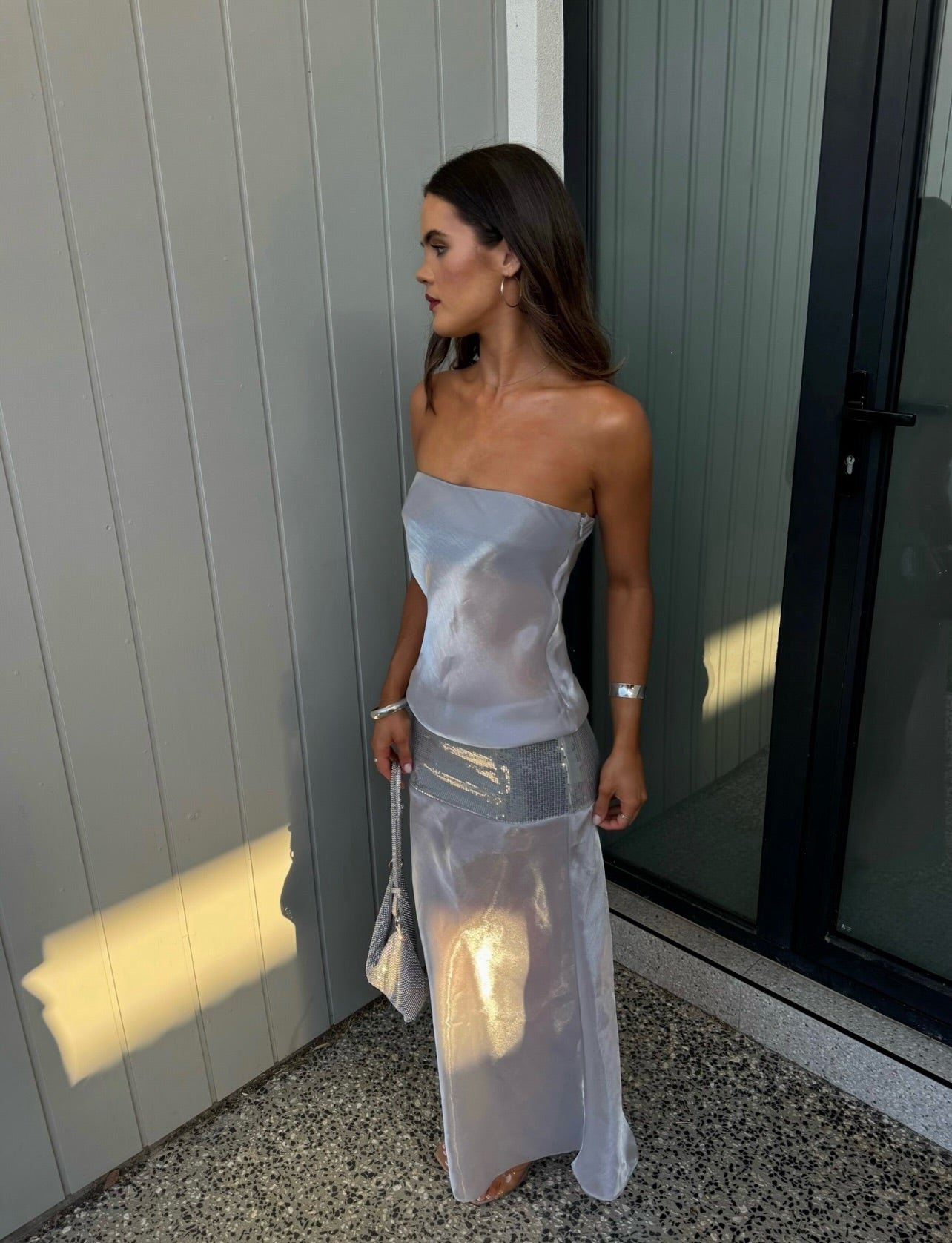 Melt Maxi Dress in Moonwater by Mode Mischief