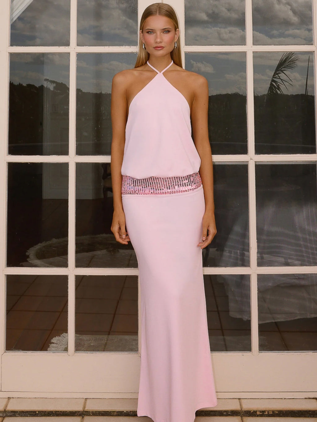 Marcie Halter Maxi Dress I Peppermayo