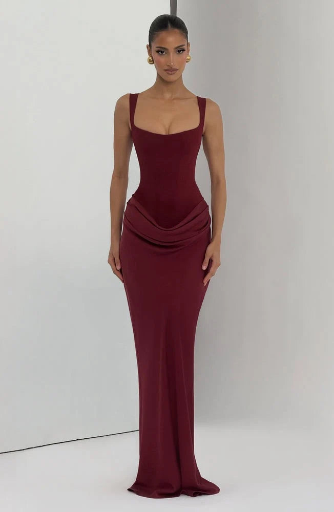 Cornelia Maxi Burgundy l Babyboo