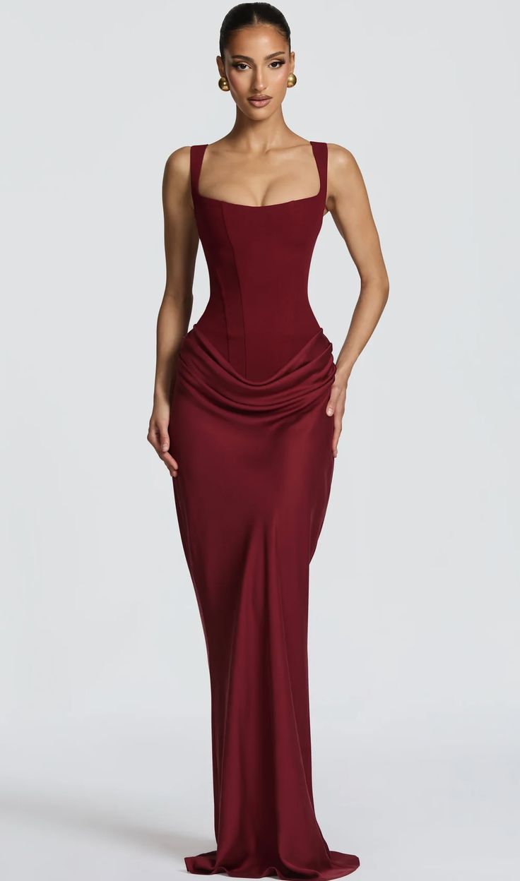 Cornelia Maxi Burgundy l Babyboo