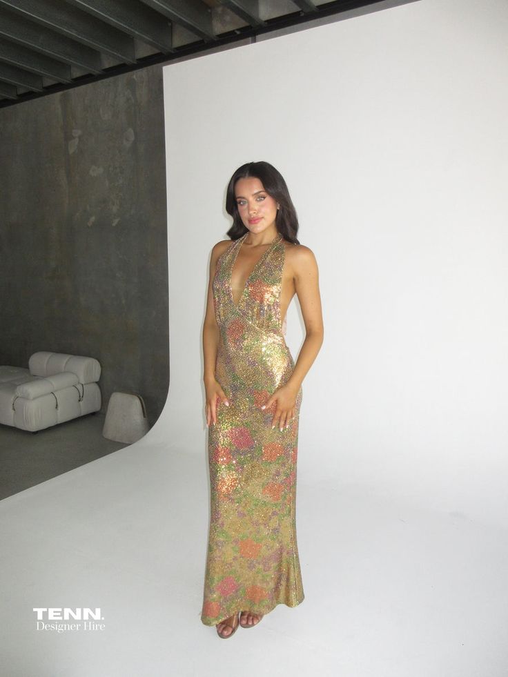 Liana Dress – Fleur Sequin | Fait Par Foutch