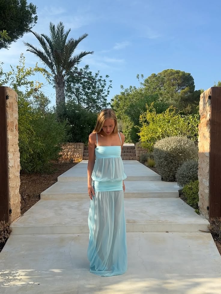 Romeo Gown in Aqua I Ance Gria