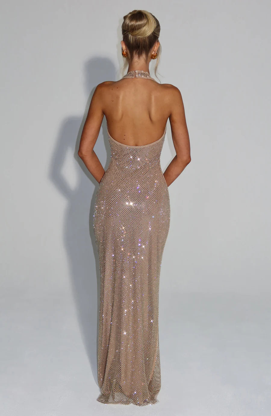 Starla Maxi Dress – Gold by Babyboo